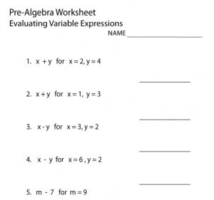 Algebra Worksheets Grade 9 / Kidzone Worksheets W Nurul Amal