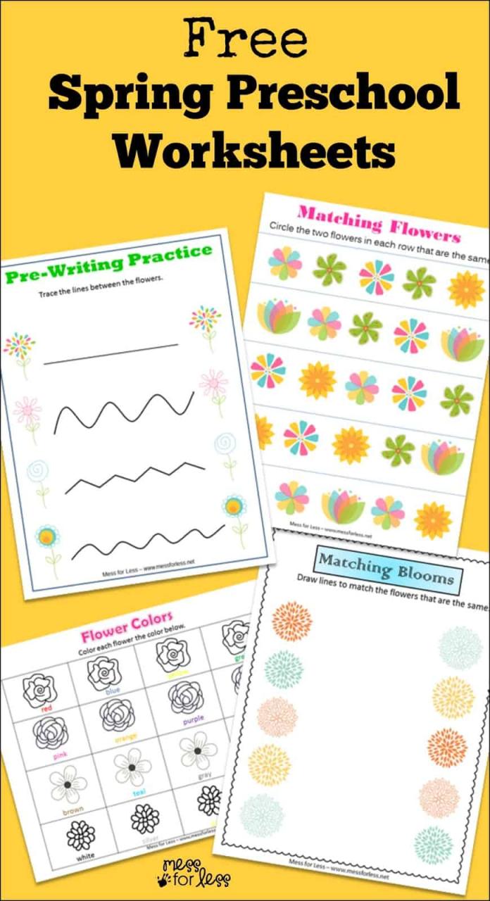 Pre Kindergarten Worksheets Free Printables