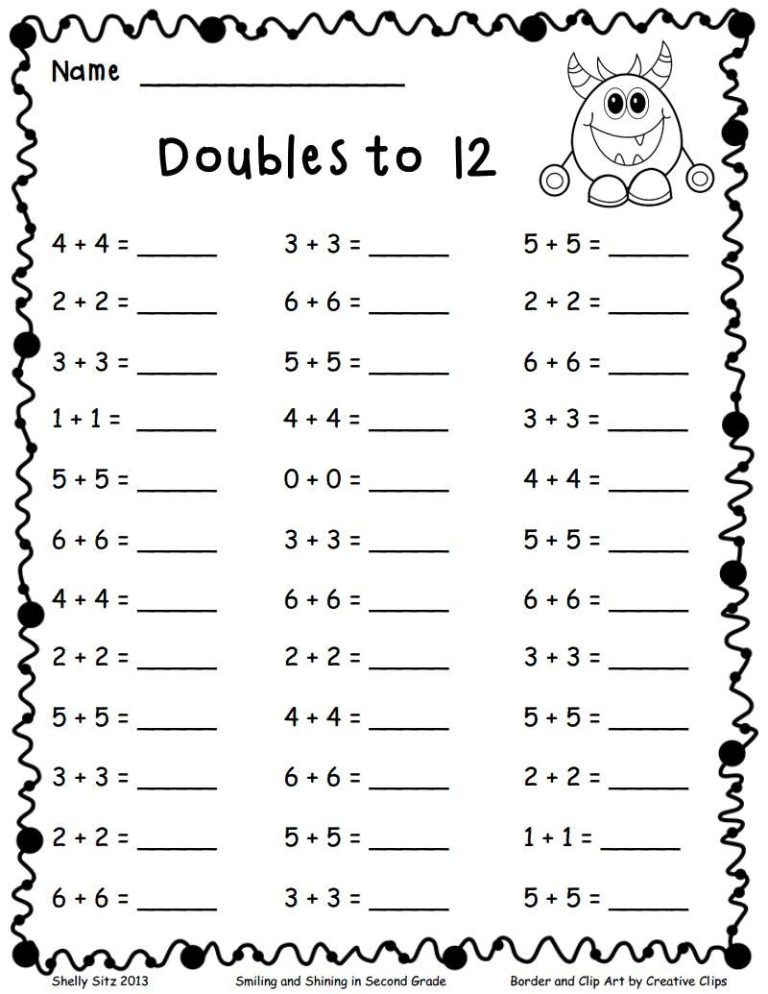 Math Patterns For Kindergarten Worksheets