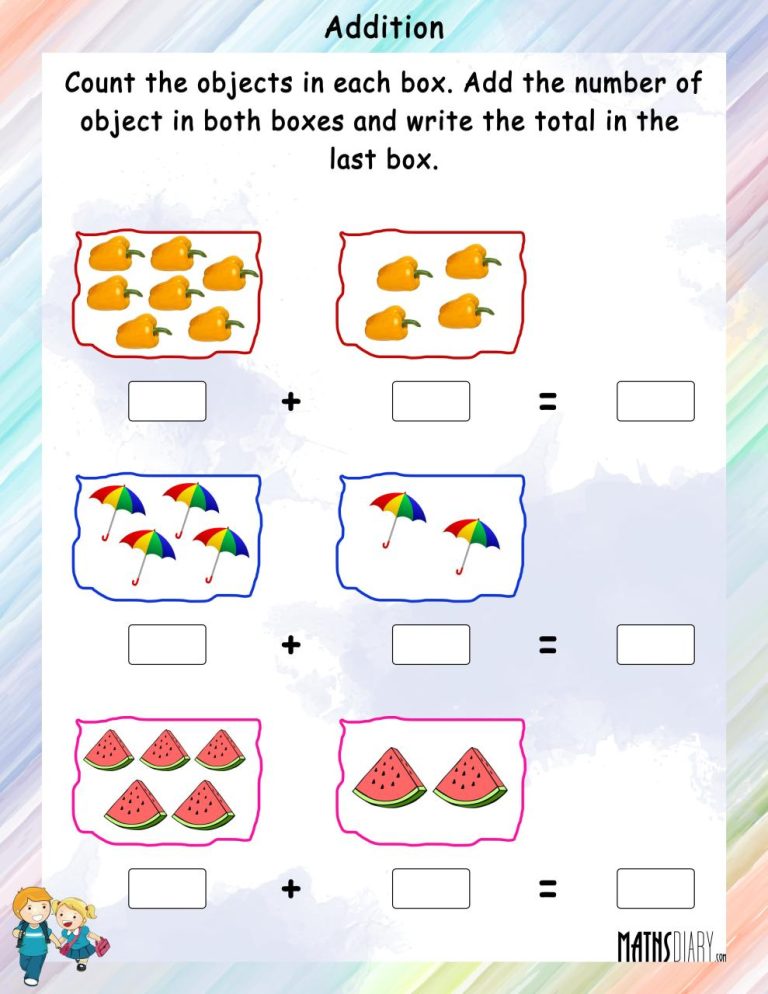 Addition Activities Worksheets