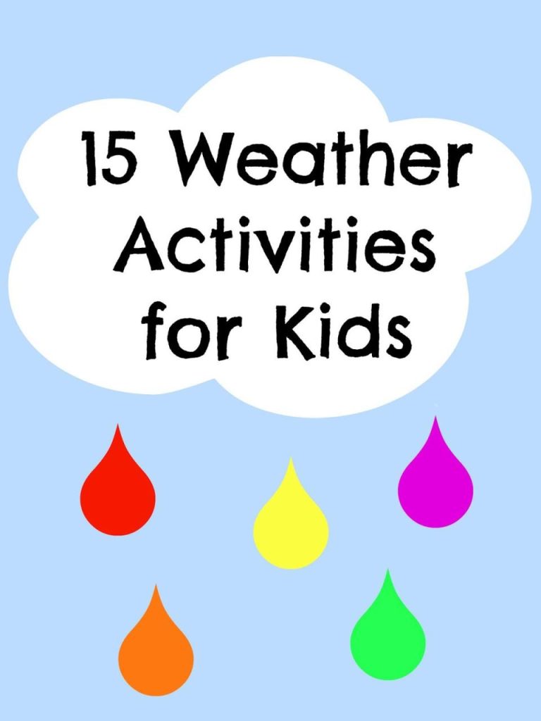 Spring Weather Worksheets Kindergarten