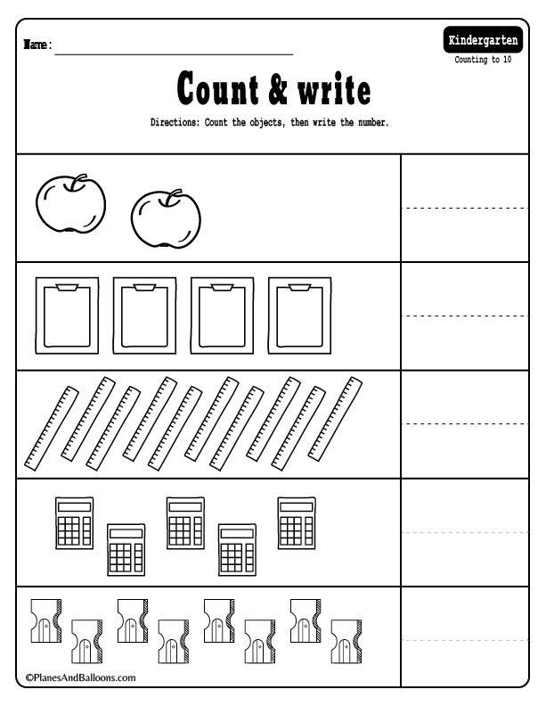 15+ Kindergarten math worksheets pdf files to download for FREE