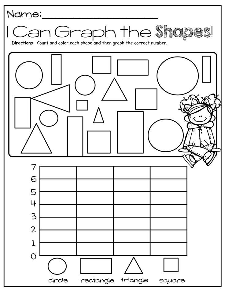 Graphing worksheets, Kindergarten math, Homeschool math
