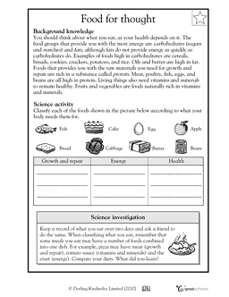 Food For Thought Spanish Worksheet Answers