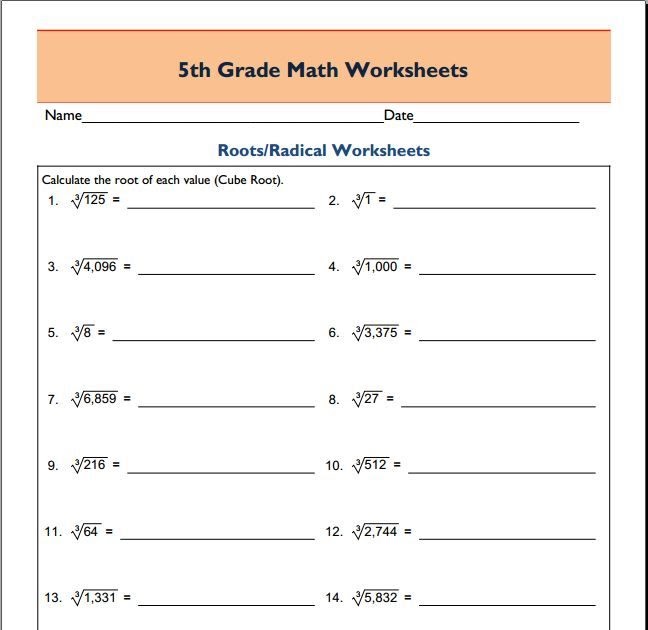 5Th Grade Algebra Worksheets Pdf / Rounding Decimals Worksheet Grammar
