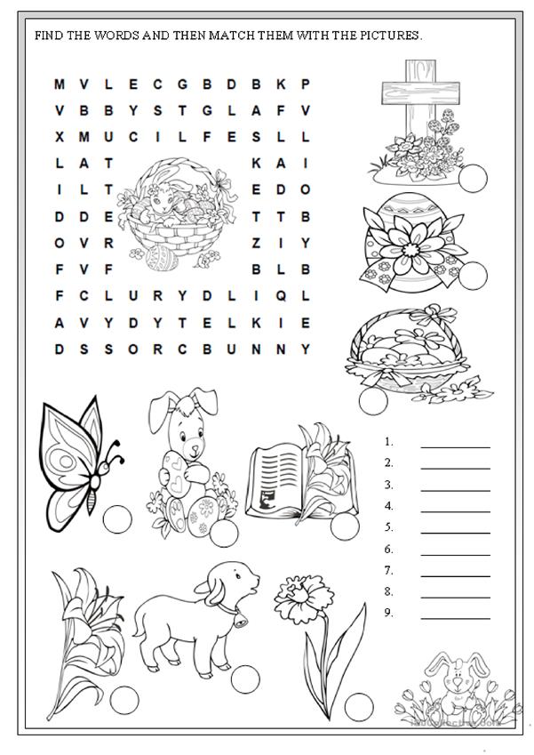 Easter worksheet Free ESL printable worksheets made by teachers