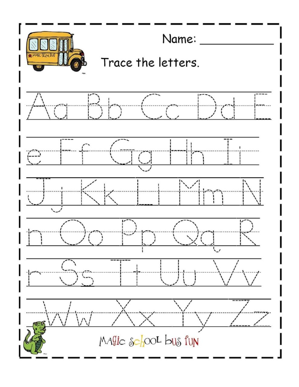 Alphabet Tracing Printables Best for Writing Introduction Alphabet