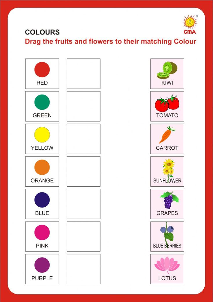 Colours Practice interactive worksheet for Preschool. You can … Color