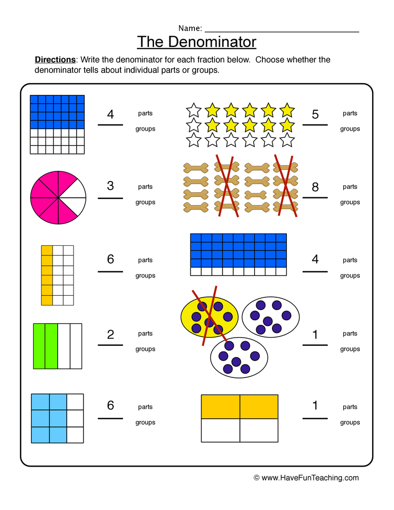 Adding Fractions For Kindergarten Worksheets