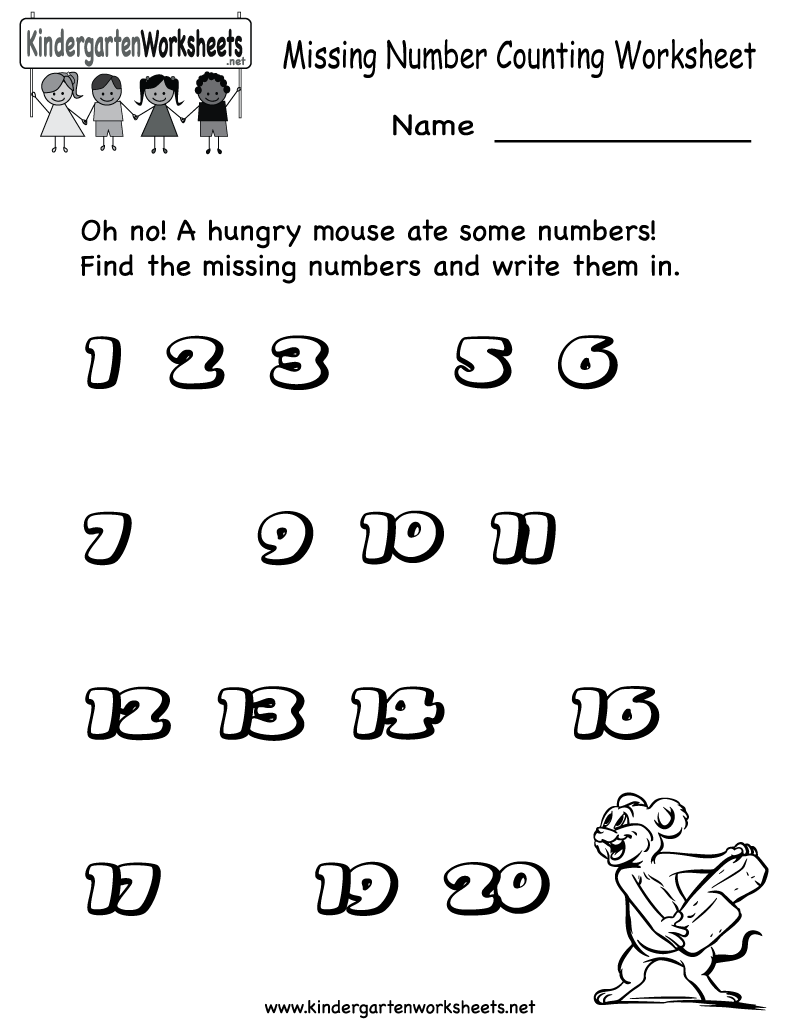 13 Best Images of Math Worksheets Counting 1 20 Blank Number Chart 1