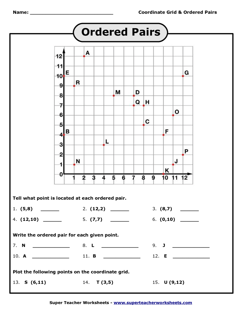 12 Best Images of Coordinate Graphing Worksheets 5th Grade 5th Grade