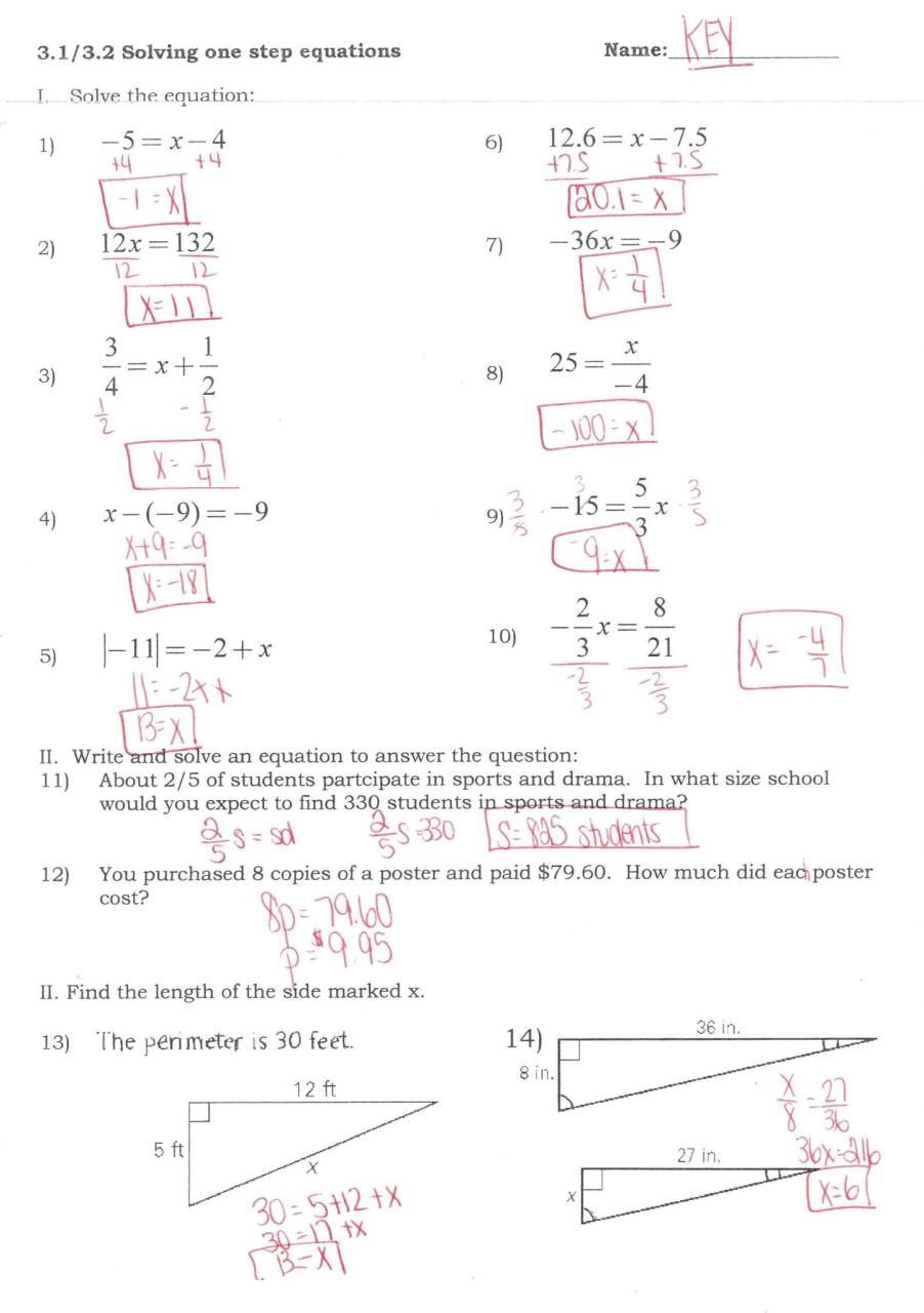 Graphing Systems Of Equations Worksheet Answer Key