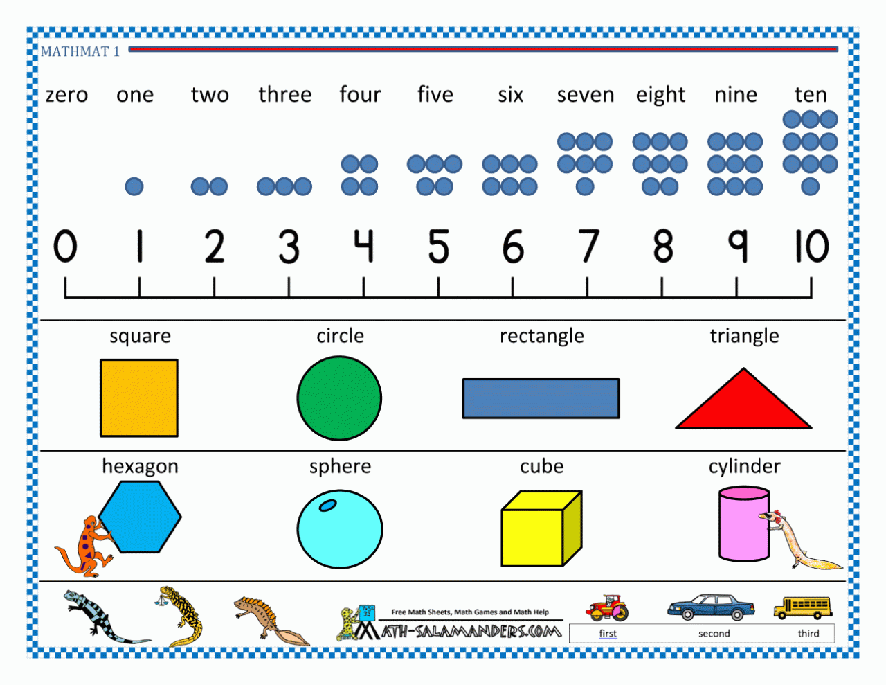 Free Printable Math Worksheets For Nursery