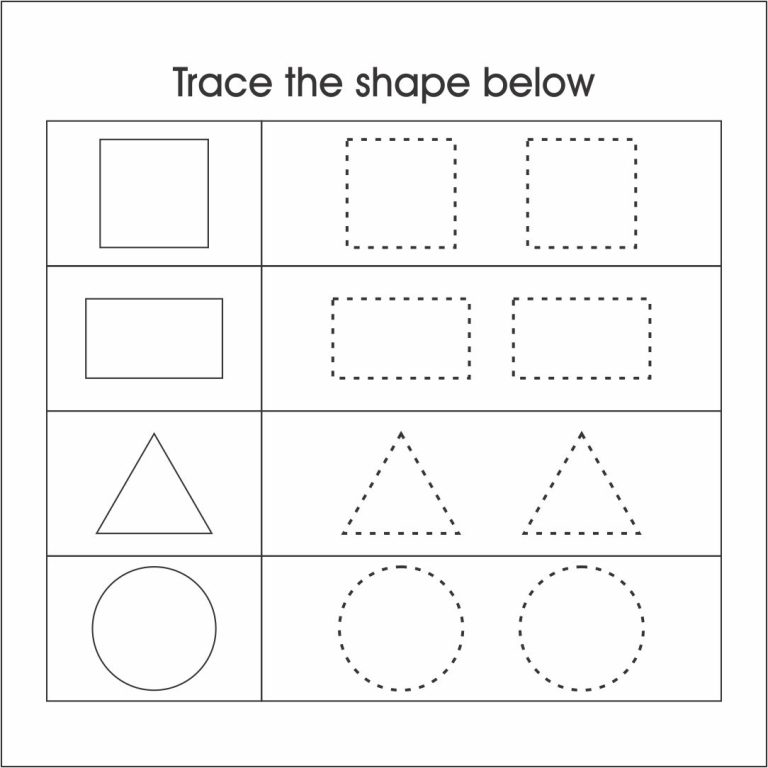 Kindergarten Coloring And Cutting Worksheets