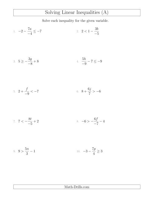 Multi Step Equations Worksheet Hard
