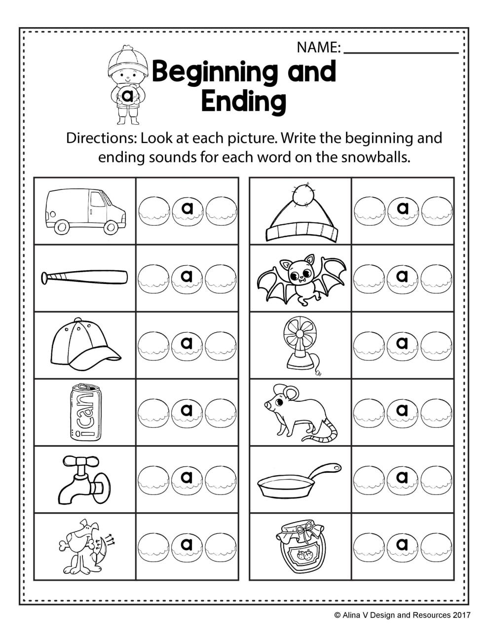 Kindergarten Spelling Worksheets Free Printables