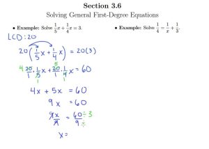 Solving Systems Of Equations Using Elimination With Fractions