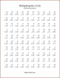 Multiplication Worksheet Generator Pdf Worksheet Resume Examples