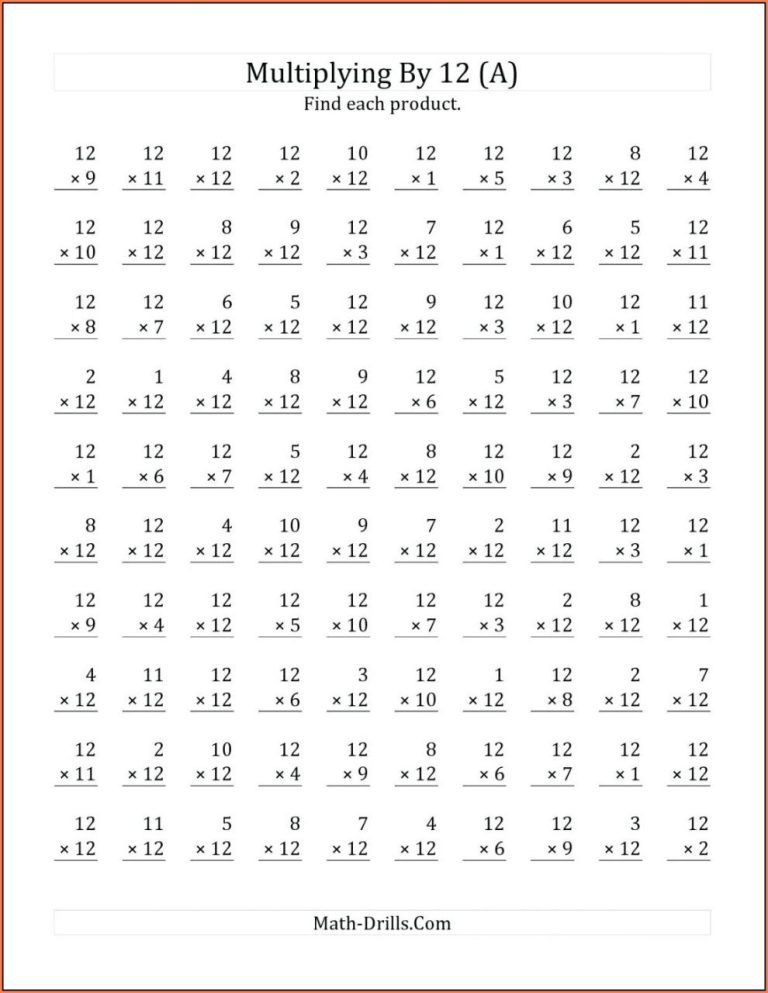 Math Worksheet Generator Algebra
