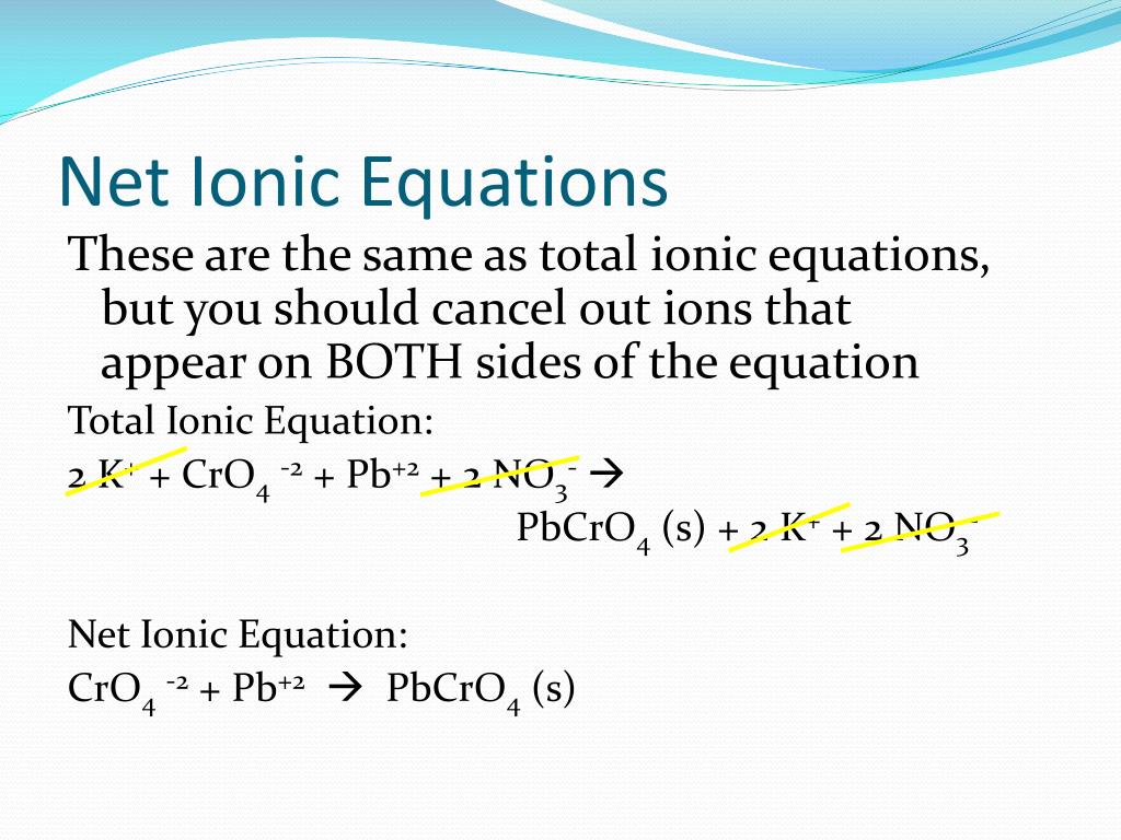 PPT Solubility and Net Ionic Equations PowerPoint Presentation, free