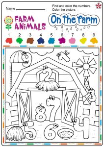 Free Printable Farm Animal Worksheets for Preschoolers