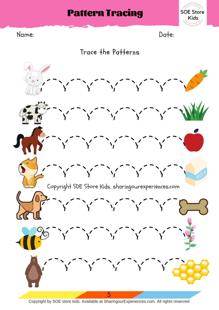 Nursery Pattern Writing Worksheets Pdf Writing Worksheets Free Download