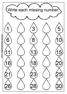 13 Best Images of Numbers 1 25 Worksheets Tracing Numbers 130