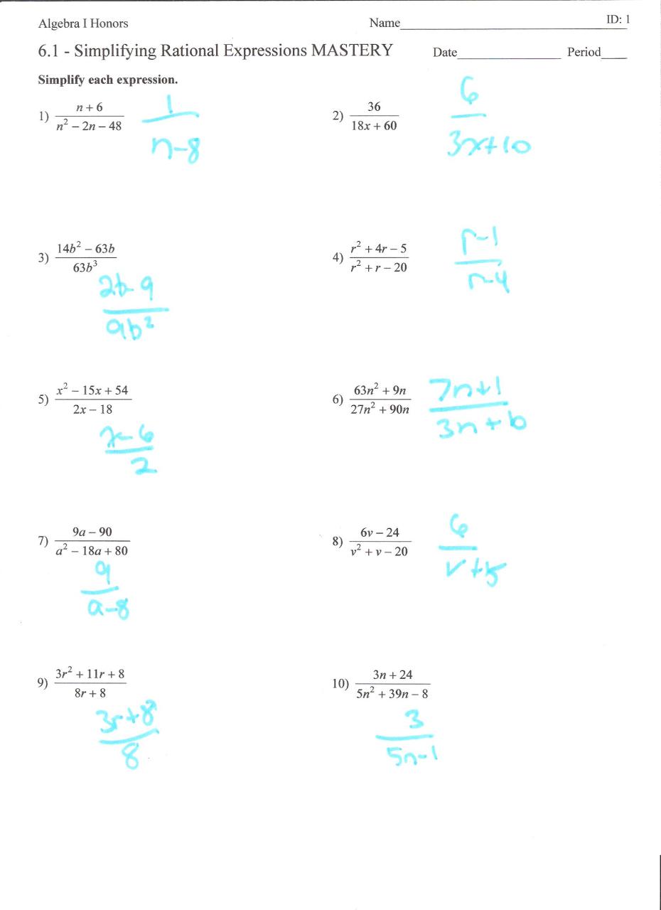 Chemical Equations Practice Worksheet Answers