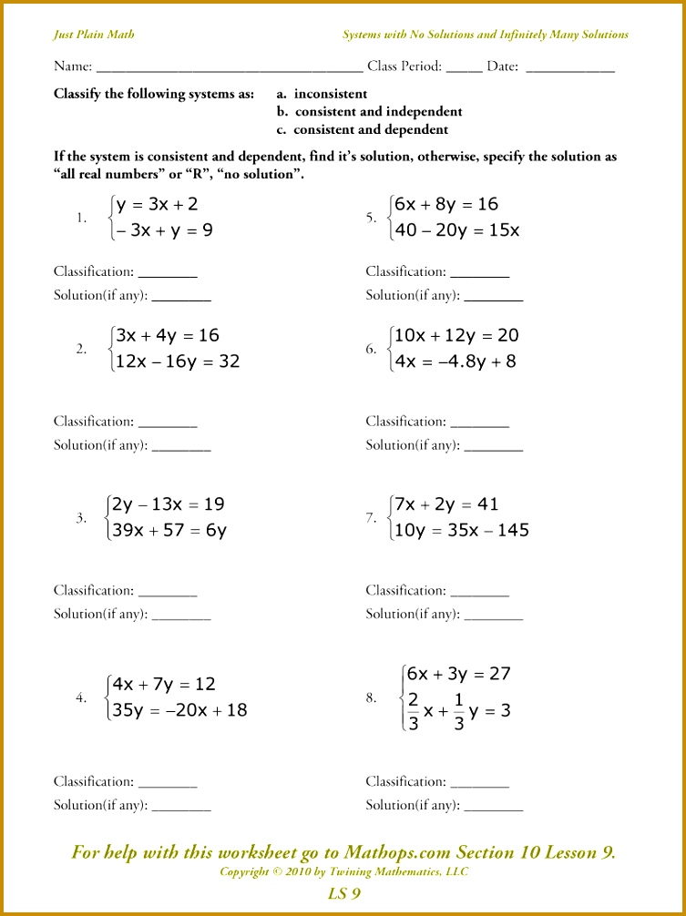 Solving Equations With Variables On Both Sides Worksheet Doc