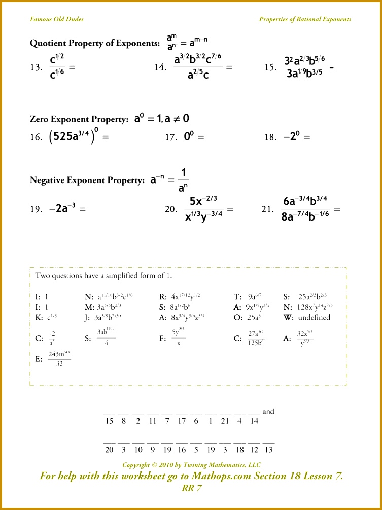 Solving Rational Equations Worksheet Doc