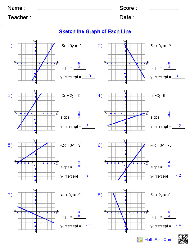 Solving Systems Of Equations By Graphing Solve Each System Tessshebaylo