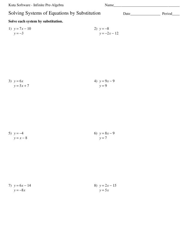 Solving Systems Of Equations By Elimination Worksheet Work 2250 2 7