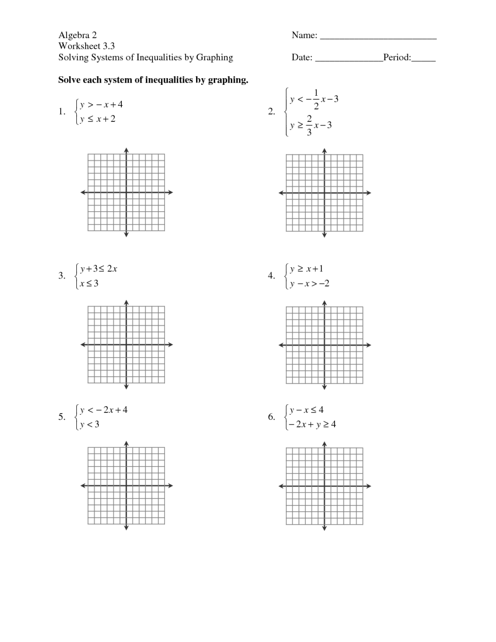 Solving Systems Of Linear Equations Worksheet Kuta systems of