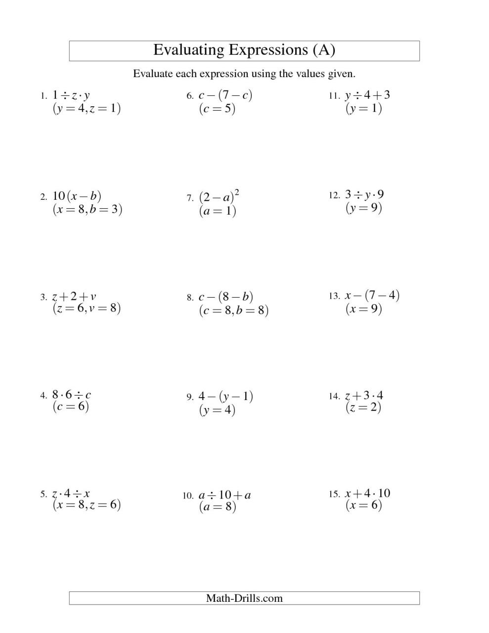 12 Best Images of Algebra MultiStep Equations Worksheets TwoStep