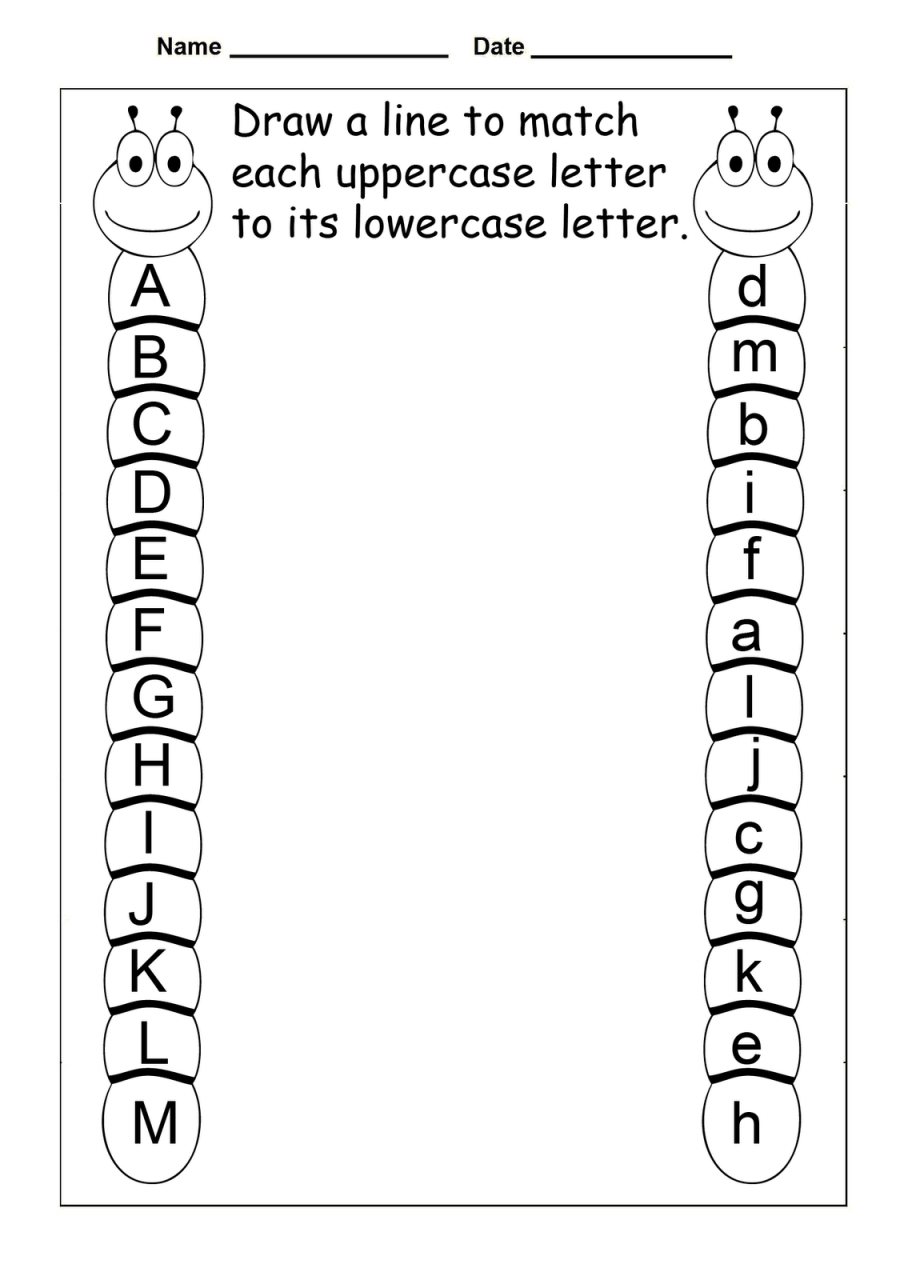 Kindergarten Writing Worksheets Alphabet