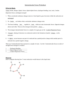 Intermolecular Forces Worksheet Answers Pdf