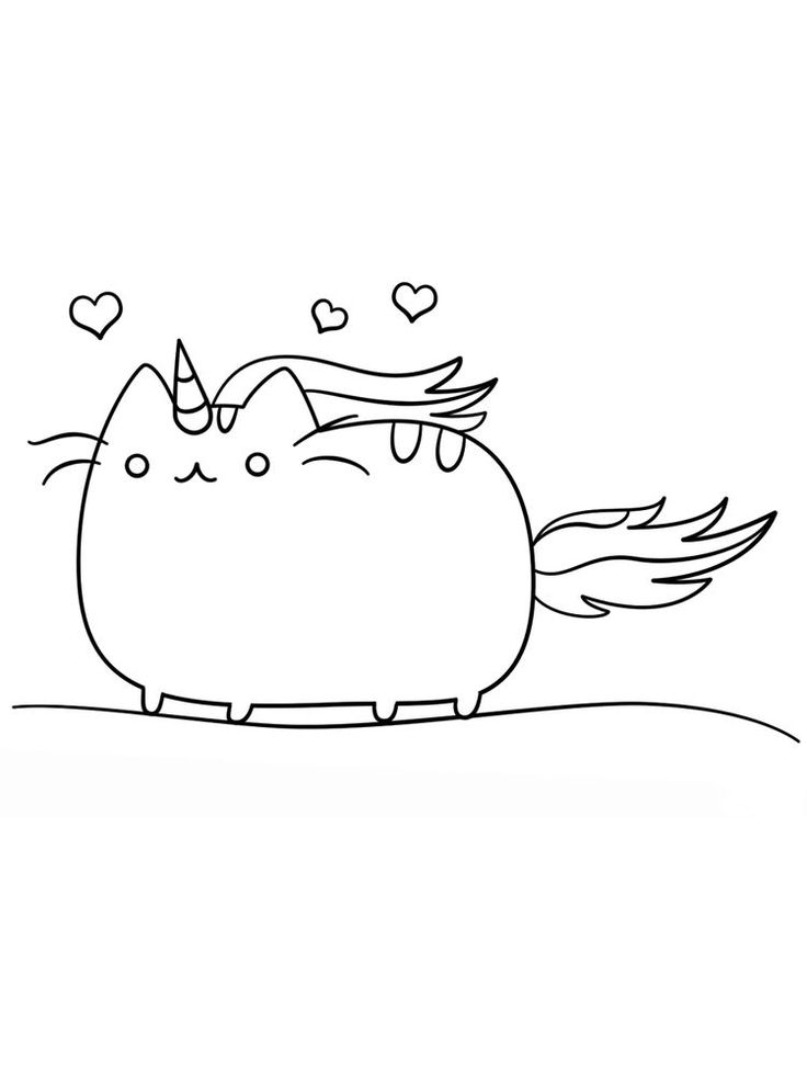 The Best Pusheen Coloring Pages Birthday Ideas