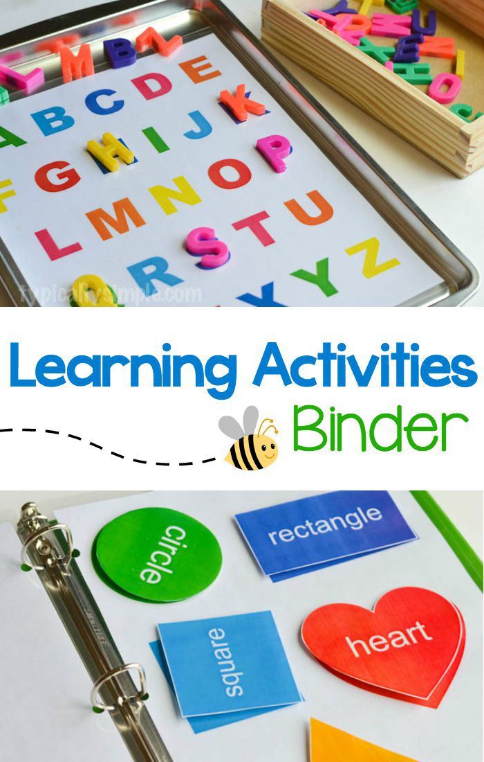 Preschool Printables Free Printable Activity Binder