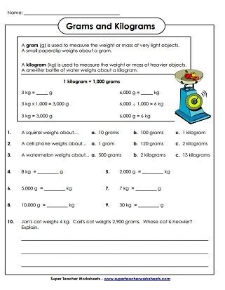 Measurement Worksheets Grade 2 Inches