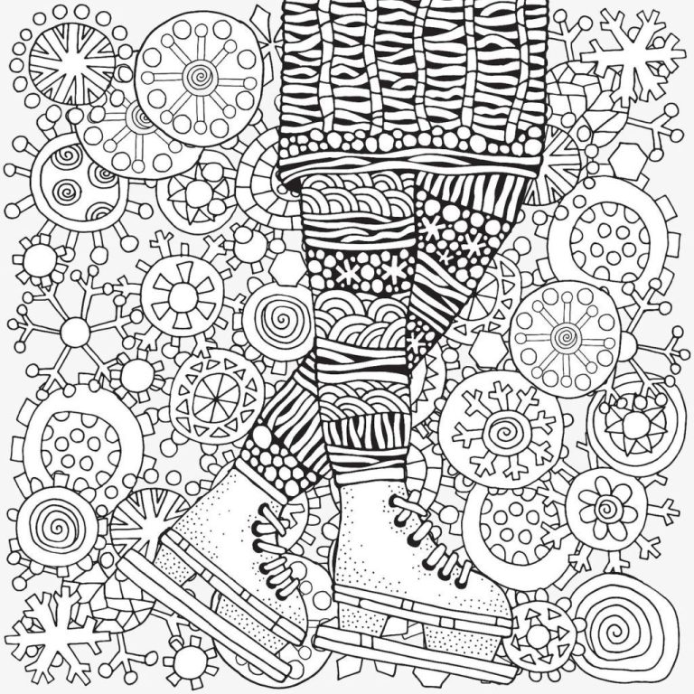Incredible Winter Coloring Pages For Seniors Ideas