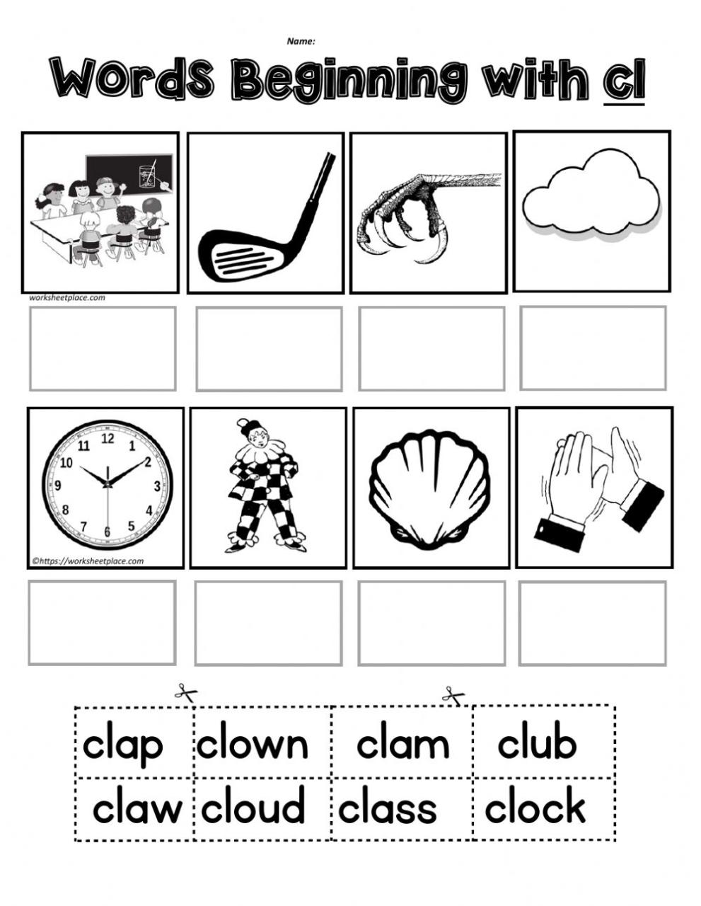 Incredible Br Blends Worksheets For Kindergarten References