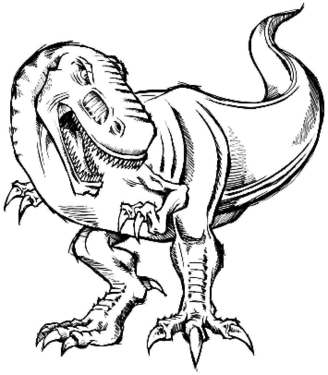 Famous T Rex Coloring Page Free Printable References