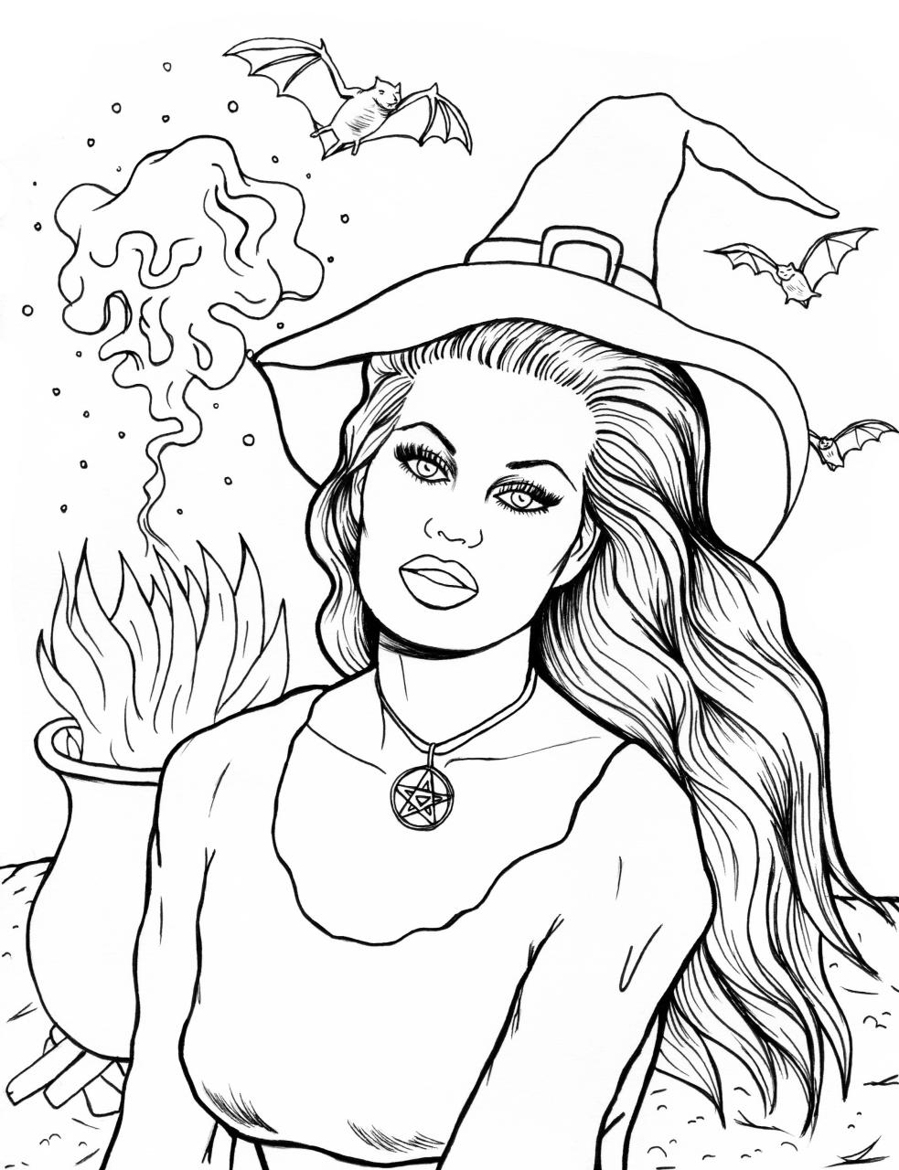 Cool Halloween Coloring Pages Simple 2022