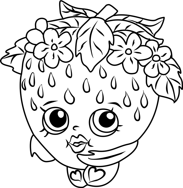 Incredible Shopkins Coloring Pages Food 2022