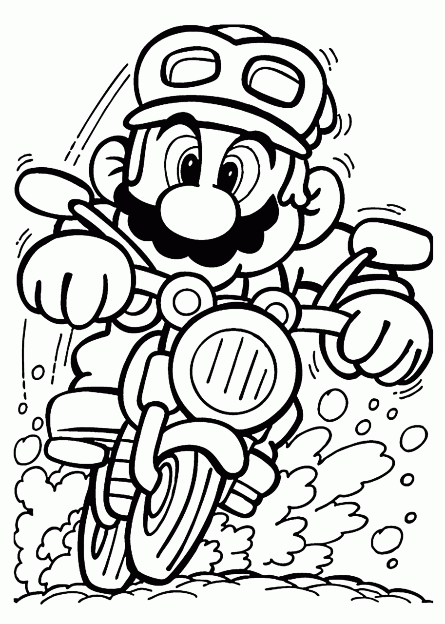 +20 Mario Color Pages Online References