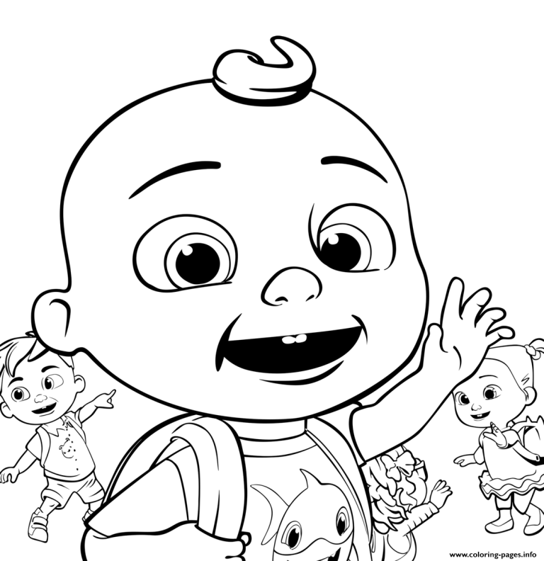 The Best Cocomelon Coloring Pages Free References