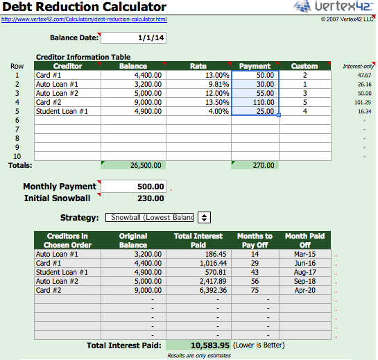 Consolidation Worksheet Template Excel
