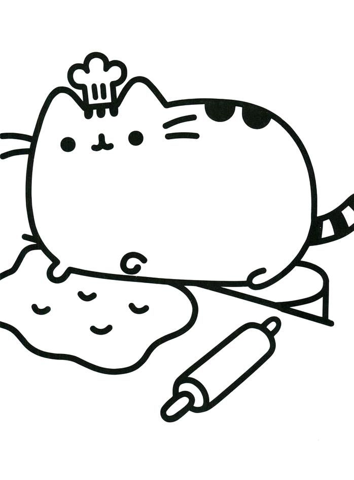 Incredible Kawaii Coloring Pages Cat References