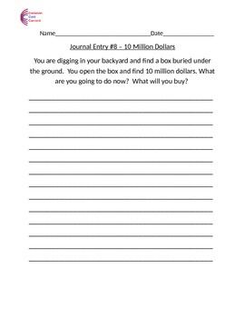 5th Grade Writing Prompts Worksheets