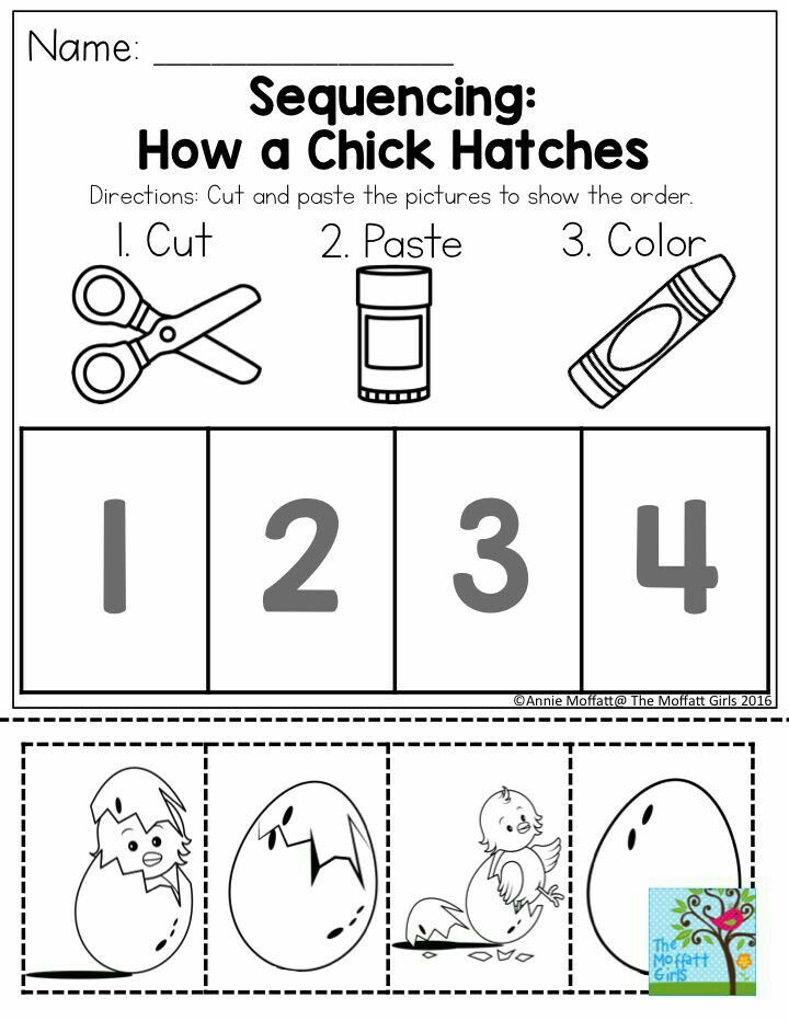 List Of Sequence Worksheets For Kindergarten With Pictures References